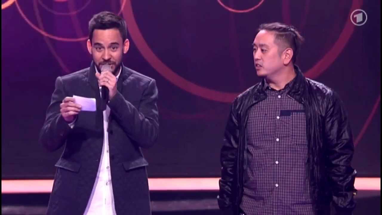 Mike Shinoda speaks German [Echo Awards 2013]