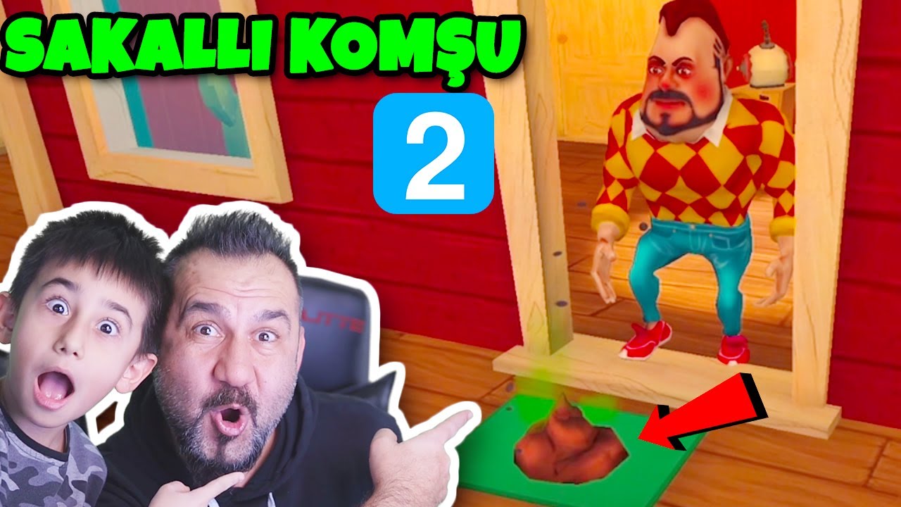 SAKALLI KOMŞU MAHMUT USTA'YA ÇİRKİN ŞAKA! ÇILDIRDI!| DARK RIDDLE 2 OYNUYORUZ