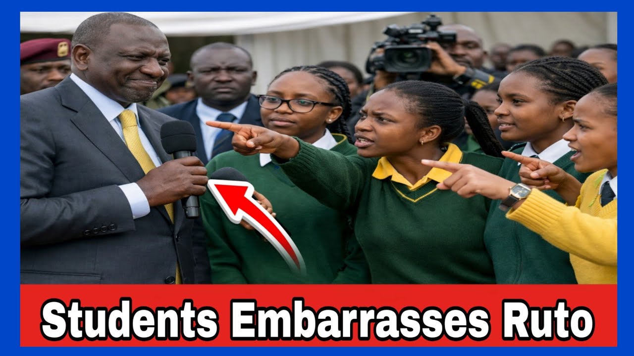 Moment of Shame as Students Embarrass Ruto at a Nandi School,Urging Him to Stop Lying Live on Camera