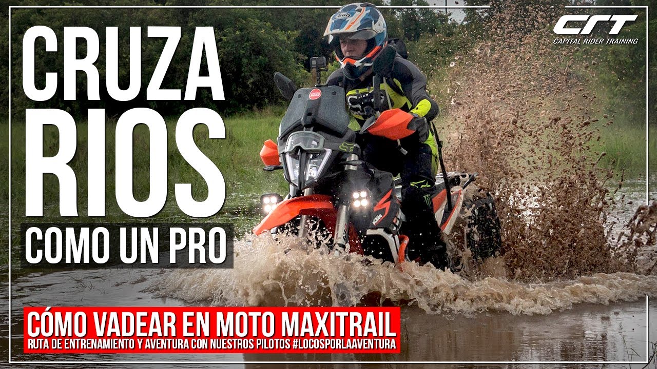 CÓMO CRUZAR RIO PROFUNDO EN MOTO - Cómo vadear en moto - #capitalrider #ktm #offroad #motociclismo