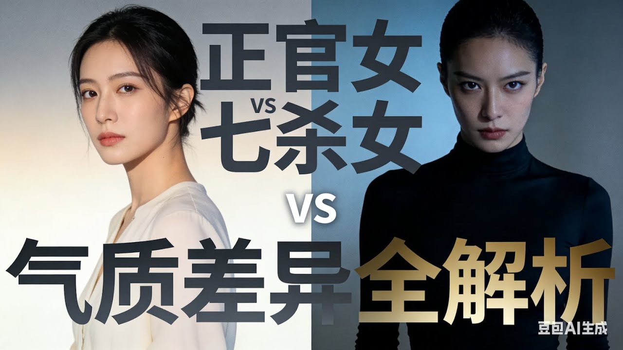八字“正官女”和“七杀女”的长相气质有何区别？