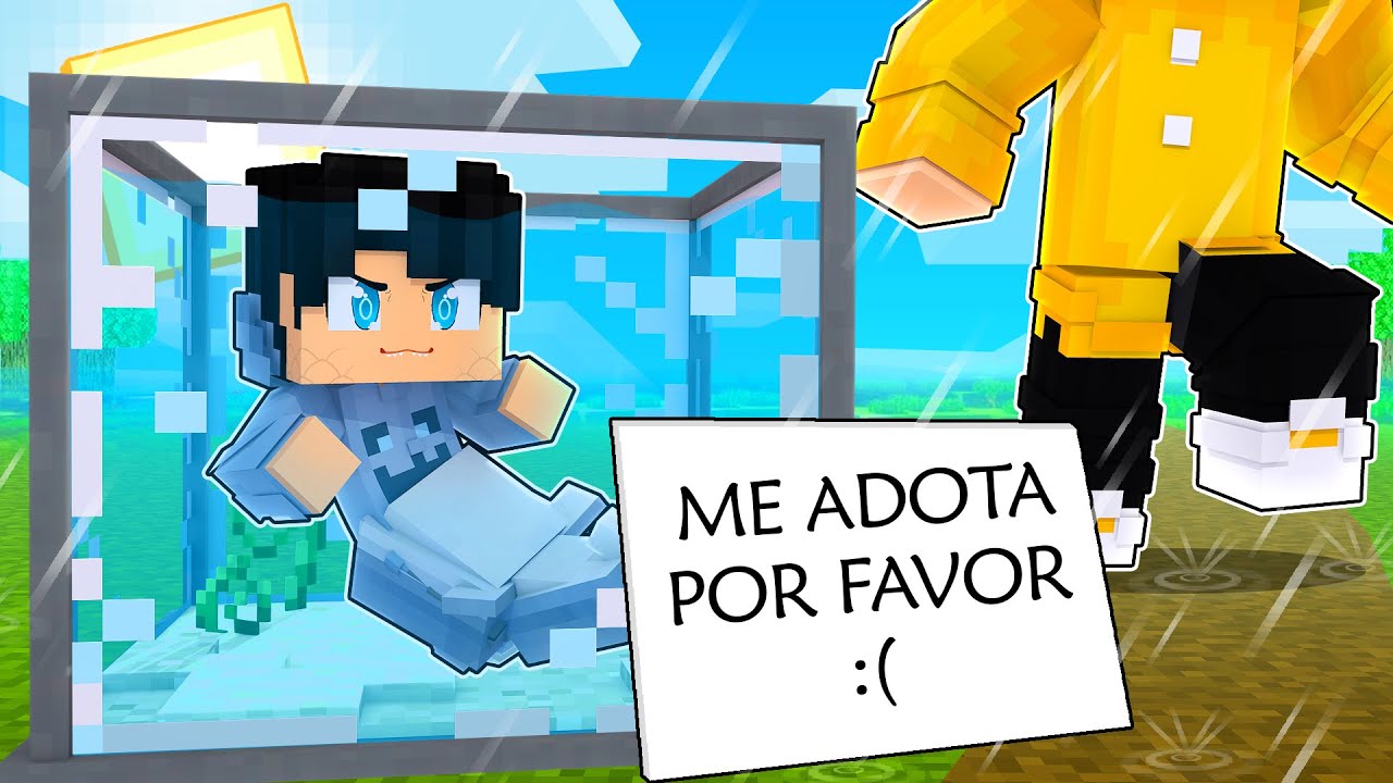 NINGUÉM quer adotar o BEBÊ TUBARÃO no Minecraft