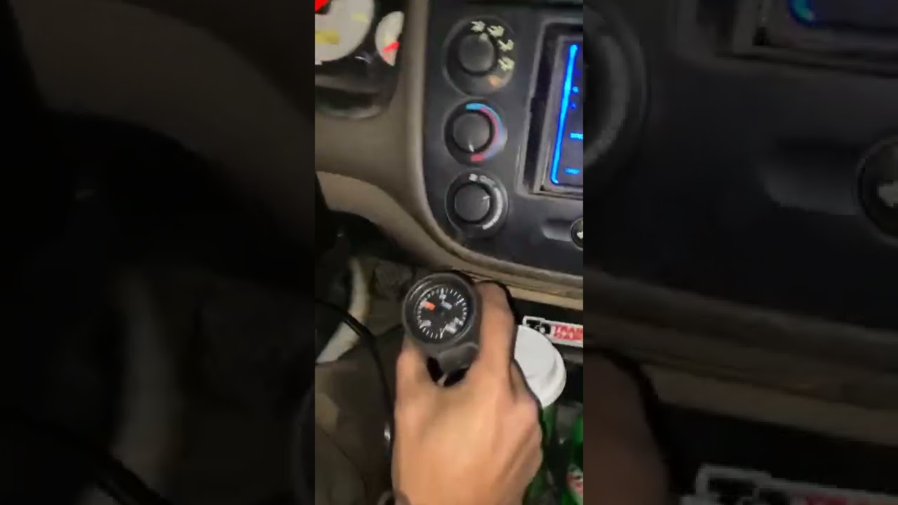 2001 honda civic d17 with a subaru gt turbo home made set up no Tune!!