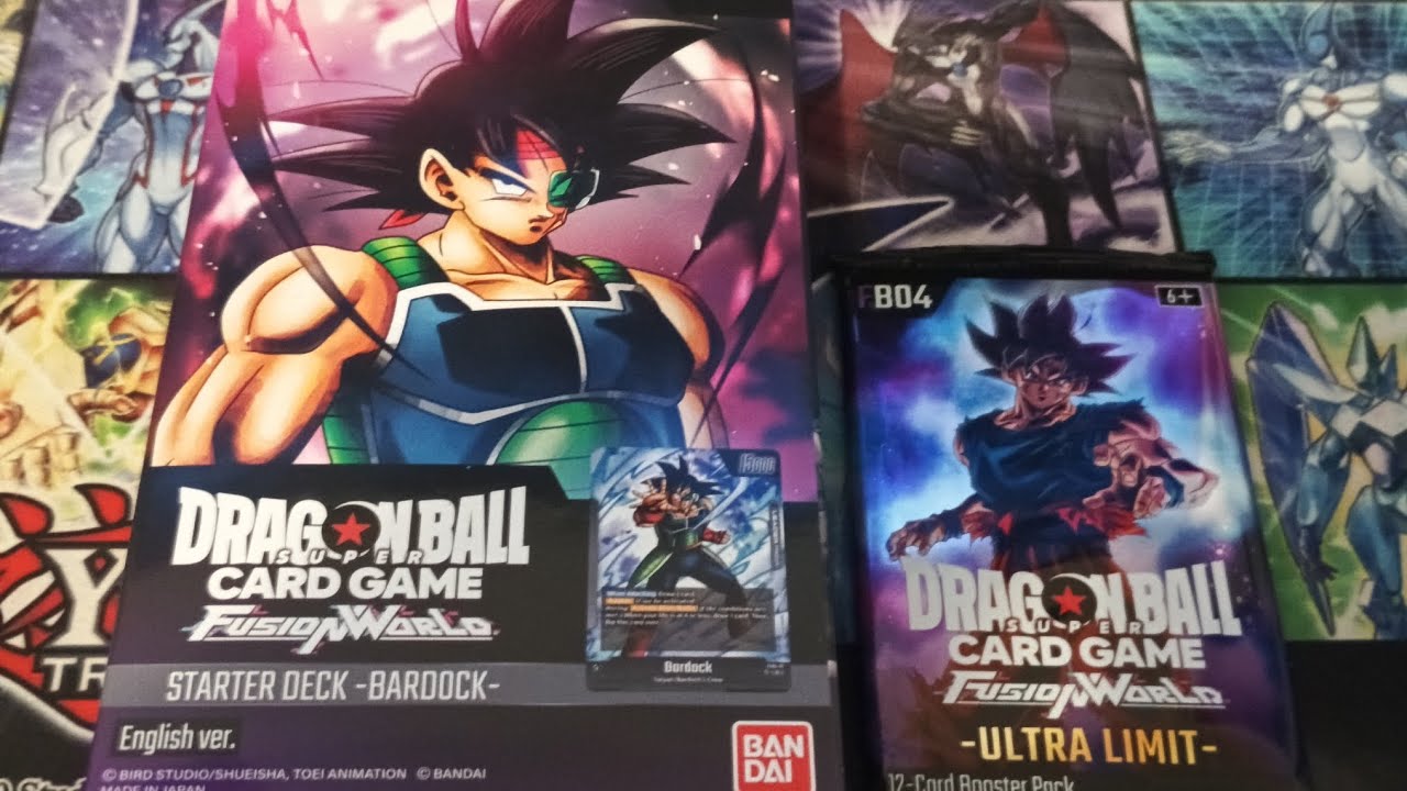 Opening Dragon Ball cards 