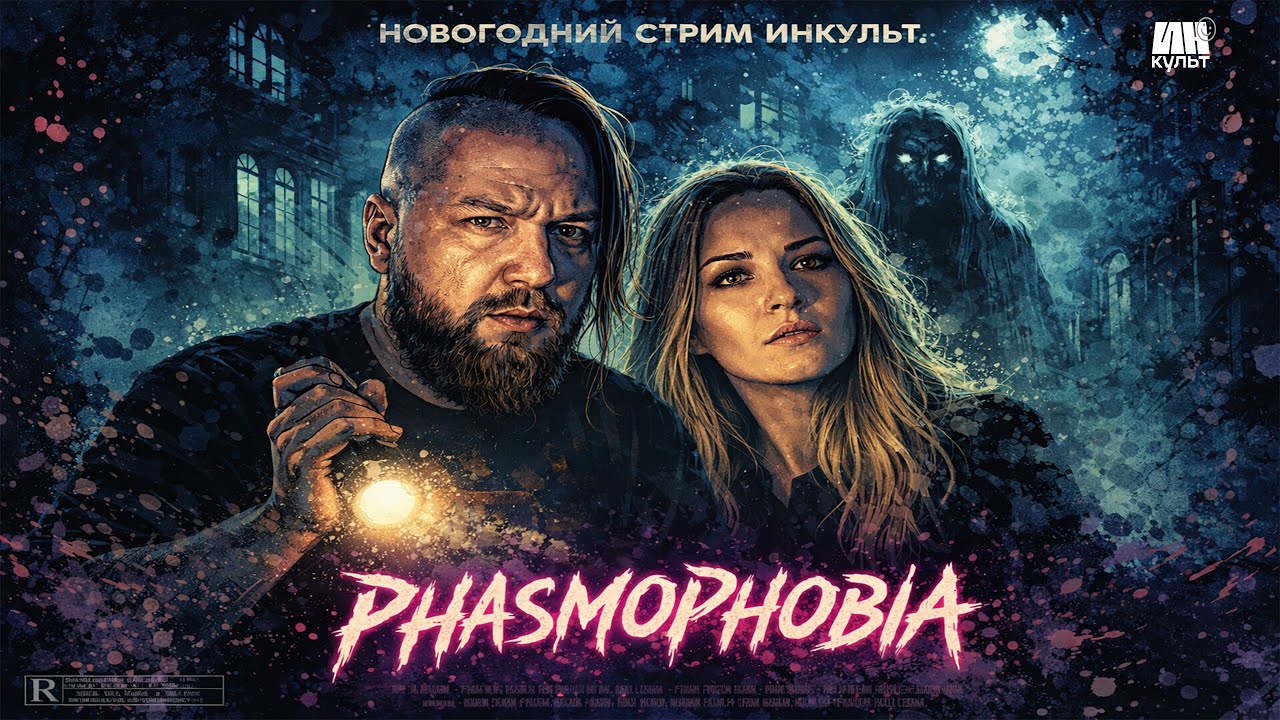 👻 НОВОГОДНИЙ ХОРРОР-СТРИМ — Phasmophobia с Колей, Анастасией Жарковой и друзьями! | ИНКульт LIVE