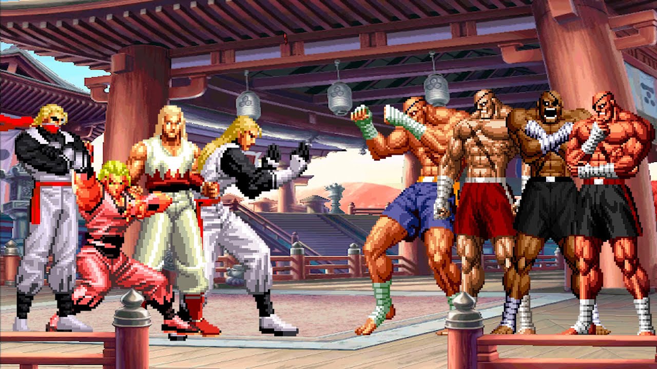 [KOF Mugen] Andy Bogard Team vs Sagat Team