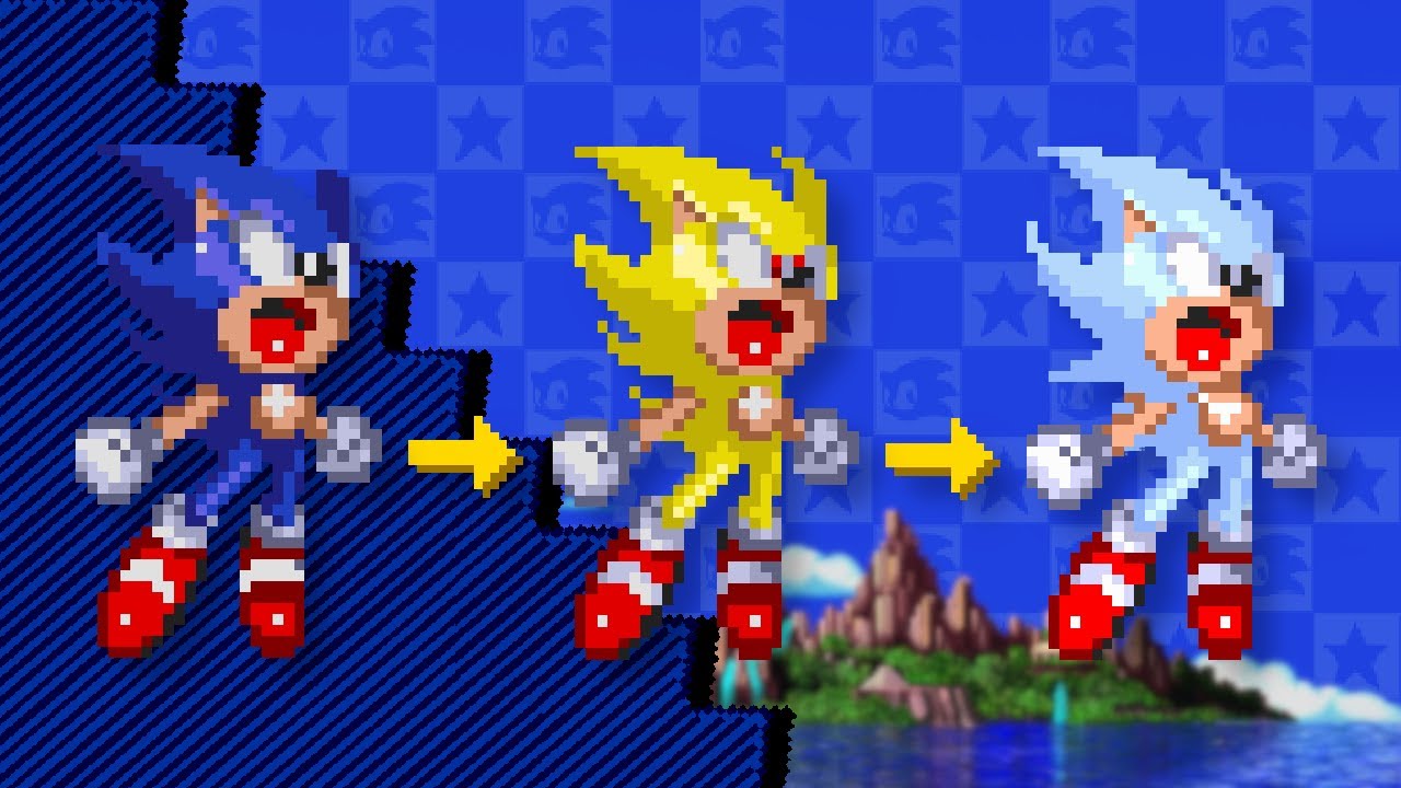 Sonic 3 AIR: Tranform into Both Super & Hyper Sonic! (New System)