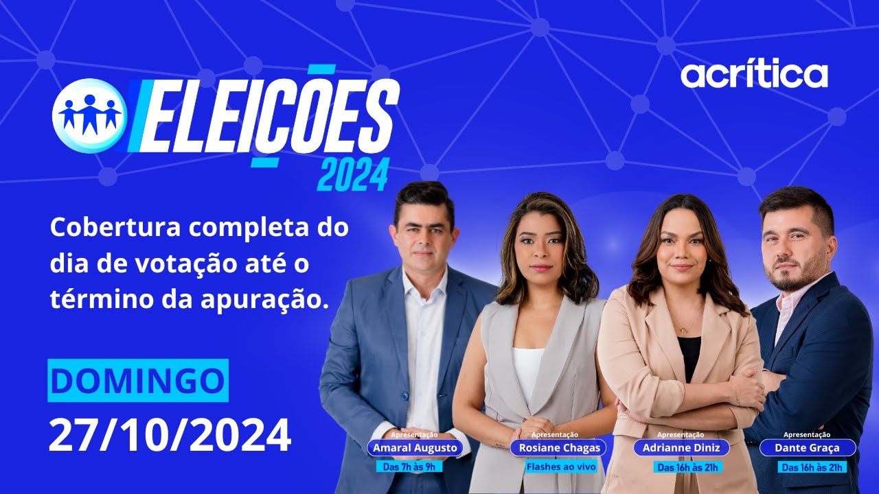 COBERTURA ESPECIAL ELEIÇÕES 2024 | A CRÍTICA | 2º TURNO
