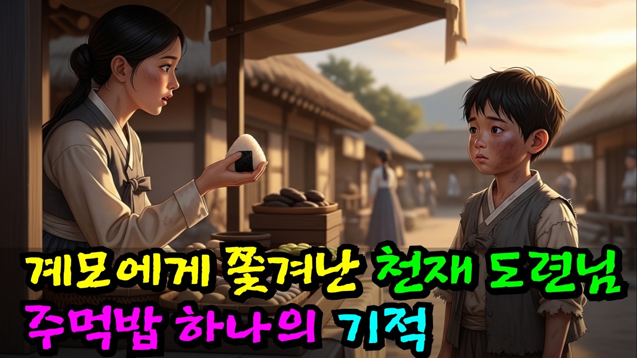 계모에게 버려진 천재 도련님 , 주먹밥 한 덩이가 바꾼 운명 #야담 #민담 #전설 #설화 #사연 #옛날이야기 #오디오북#수면동화