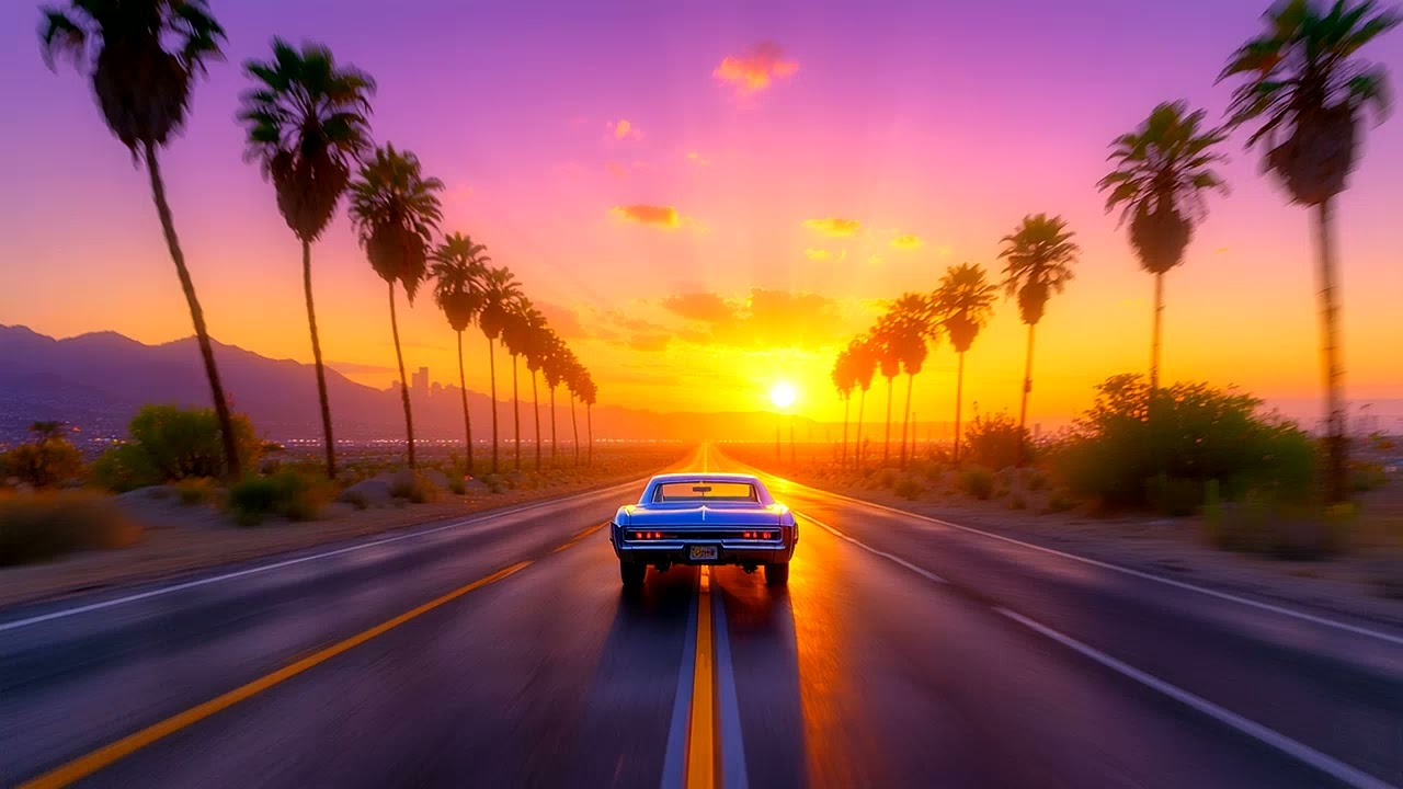 Cruisin’ to the Horizon 🚗✨ | 1 Hour of 80s Synthwave