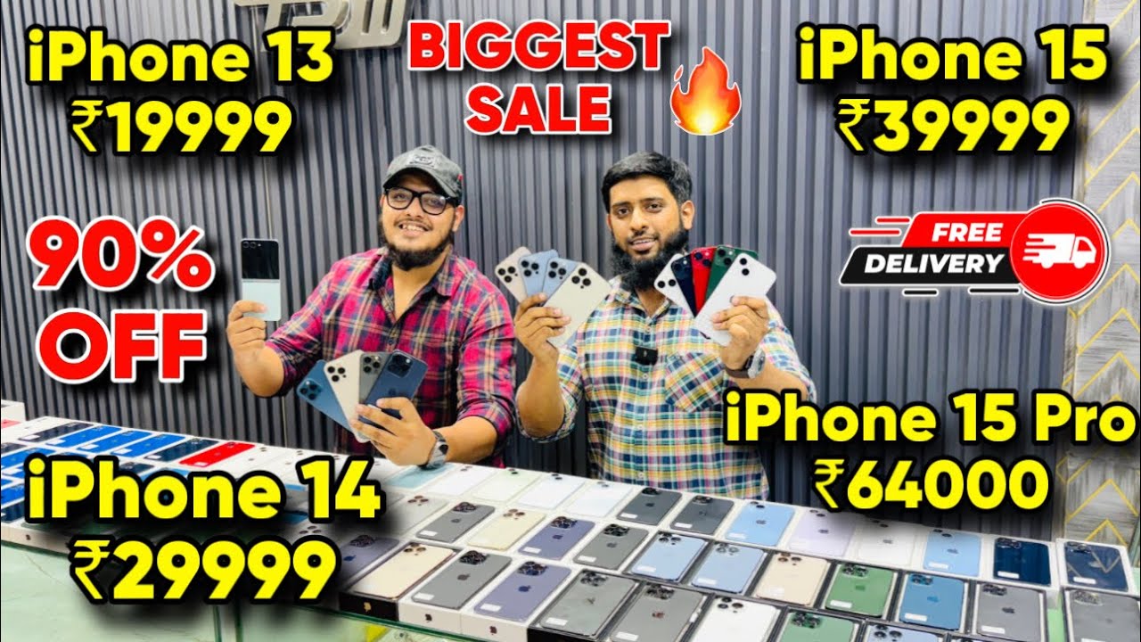 Biggest iPhone Sale Ever 🔥| Cheapest iPhone Market  | Second Hand Mobile | iPhone15 Pro iPhone 16