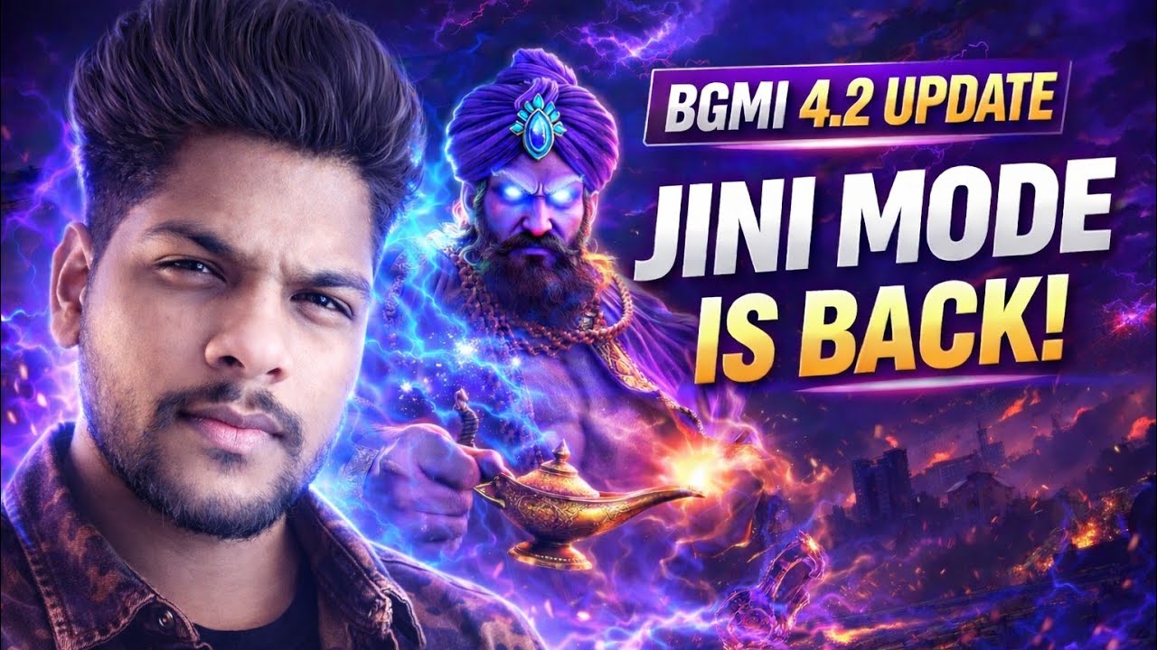 BGMI LIVE | JINI MODE IS BACK | RANK PUSH IN NEW UPDATE #bgmi #live #pubgmobile #gameplay 