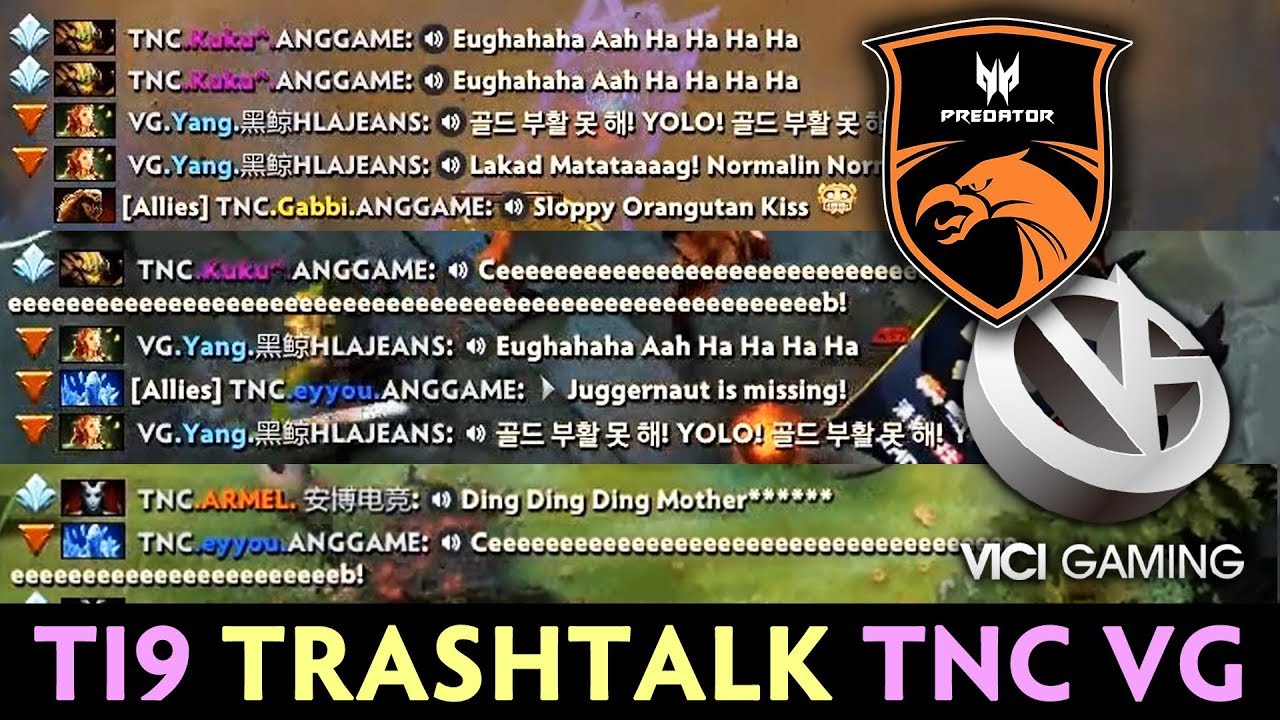 TNC vs VG — 75 мин ЭПИК КАТКА на The International 2019