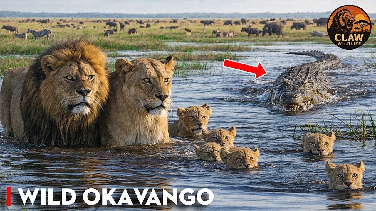 Wild Okavango: Predator vs Prey &mdash; Lions Swim to Live | Wildlife Documentary