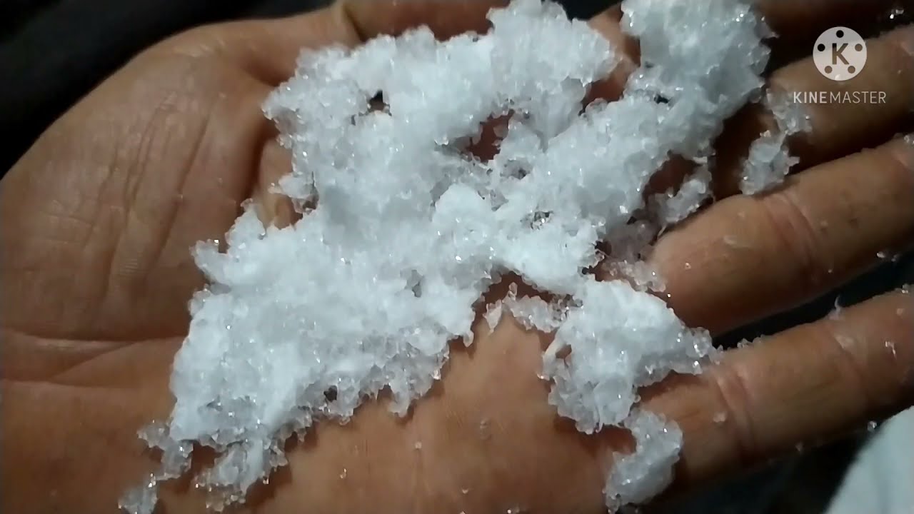 💡❄NEVE CASEIRA??ISSO MESMO...Experimento.