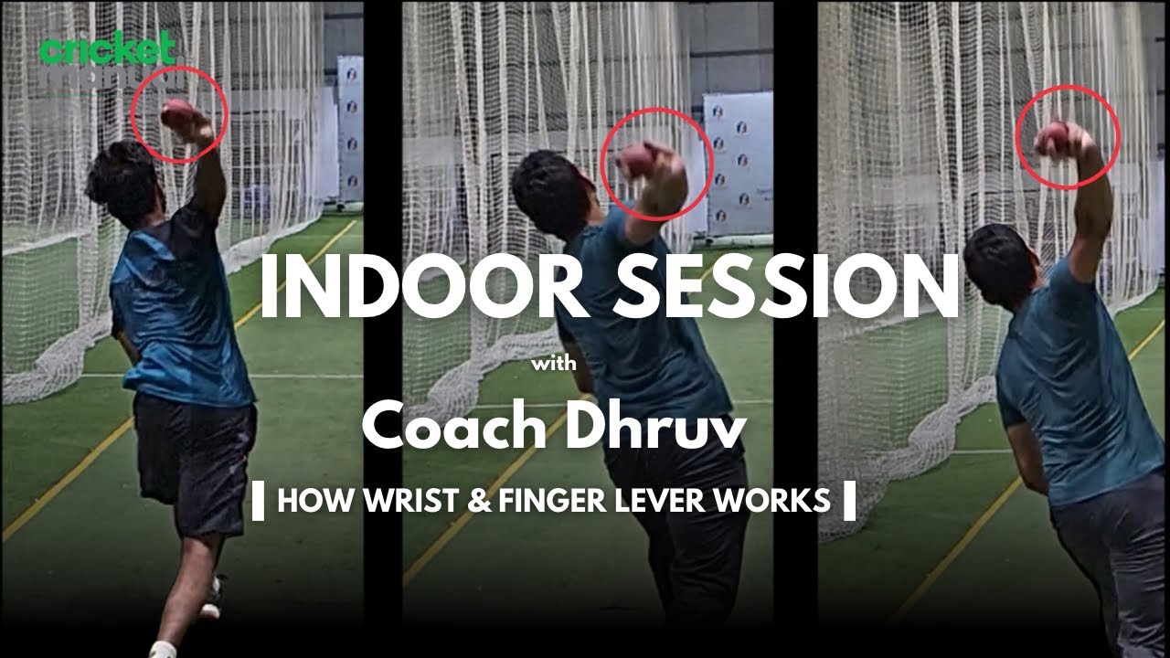 Session on FAST BOWLING | Coach Dhruv | How WRIST & FINGER lever works | Fast Bowling Tips