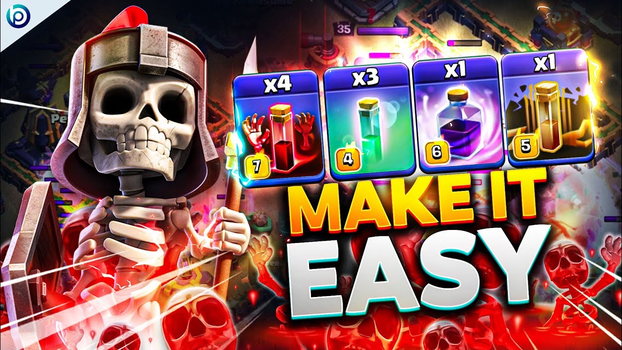SKELLY DONUT is the MOST SKILLED TH15 Attack Strategy | Clash of Clans