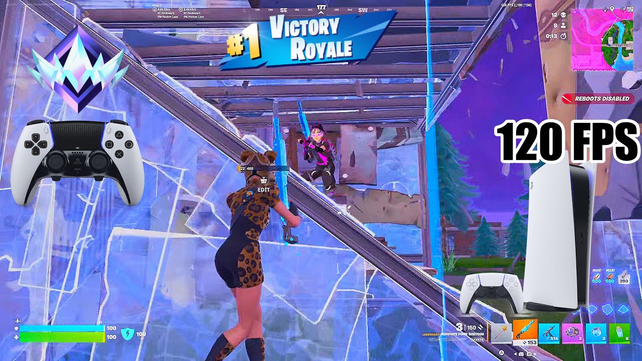 PS5 Fortnite UNREAL Ranked Reload Controller Gameplay (4K 120FPS)