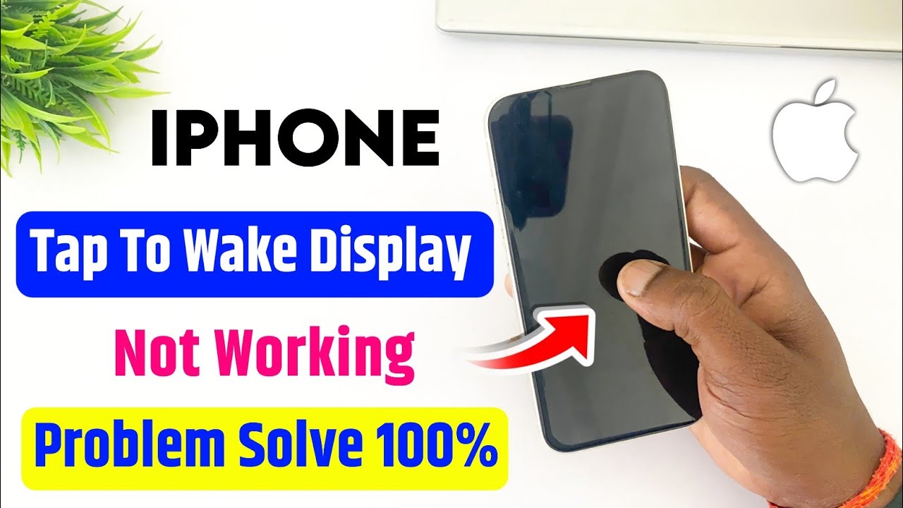 📲How to fix iphone double tap screen on not working | iphone tap to wake not working problem 