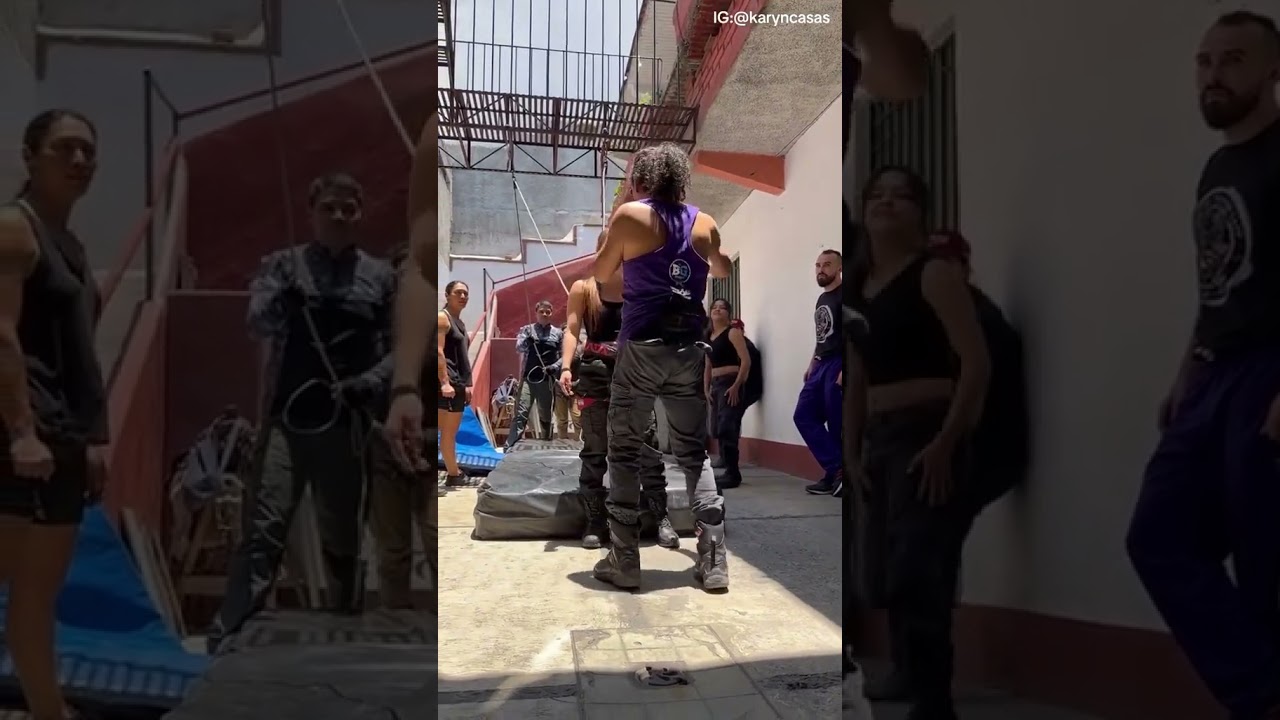 Entrenando para ser actriz prota, lo decretamos😮&zwj;💨🎬 #actriz #accion #stunt #acting #shorts