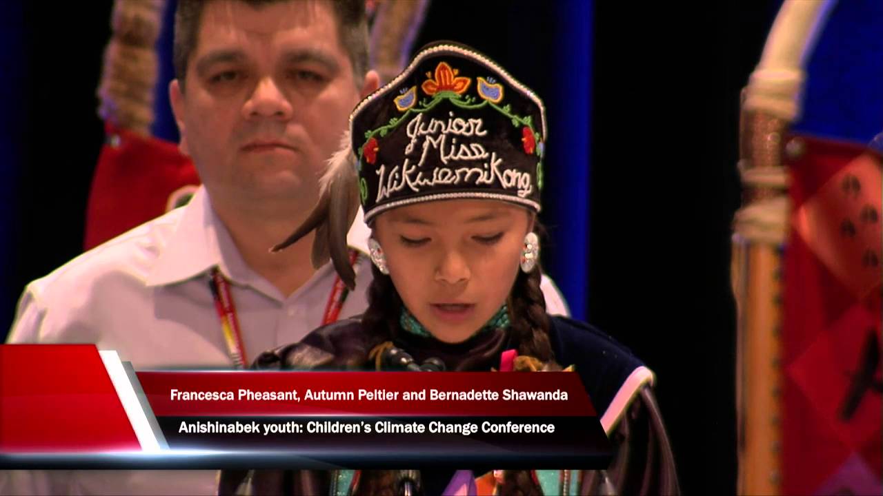 Anishinabek youth: Children&rsquo;s Climate Change Conference