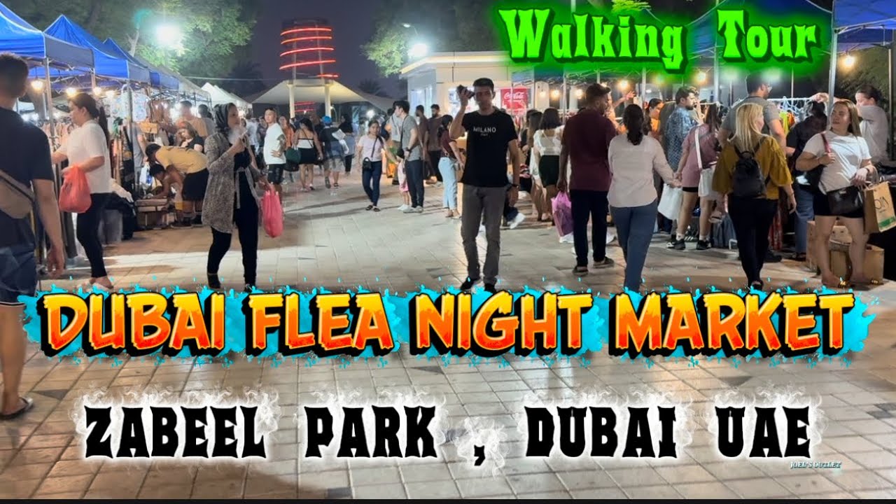 Dubai Flea Market I Zabeel Park I Cheapest Shopping in Dubai I Night Walking Tour I Travel Vlog