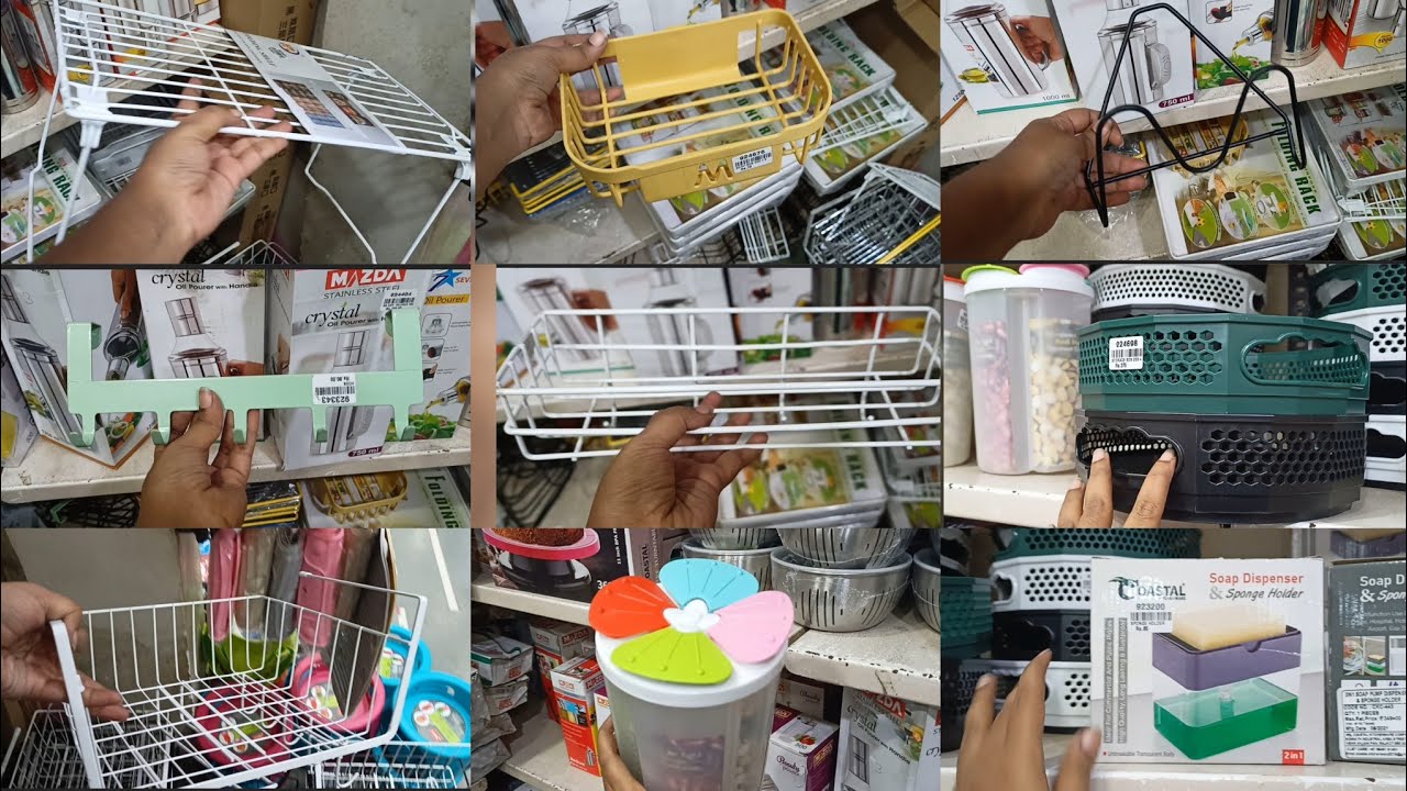 Kitchen Racks and shelves | Kitchen tools and Organizers | Adarsh Agencies | Part 2