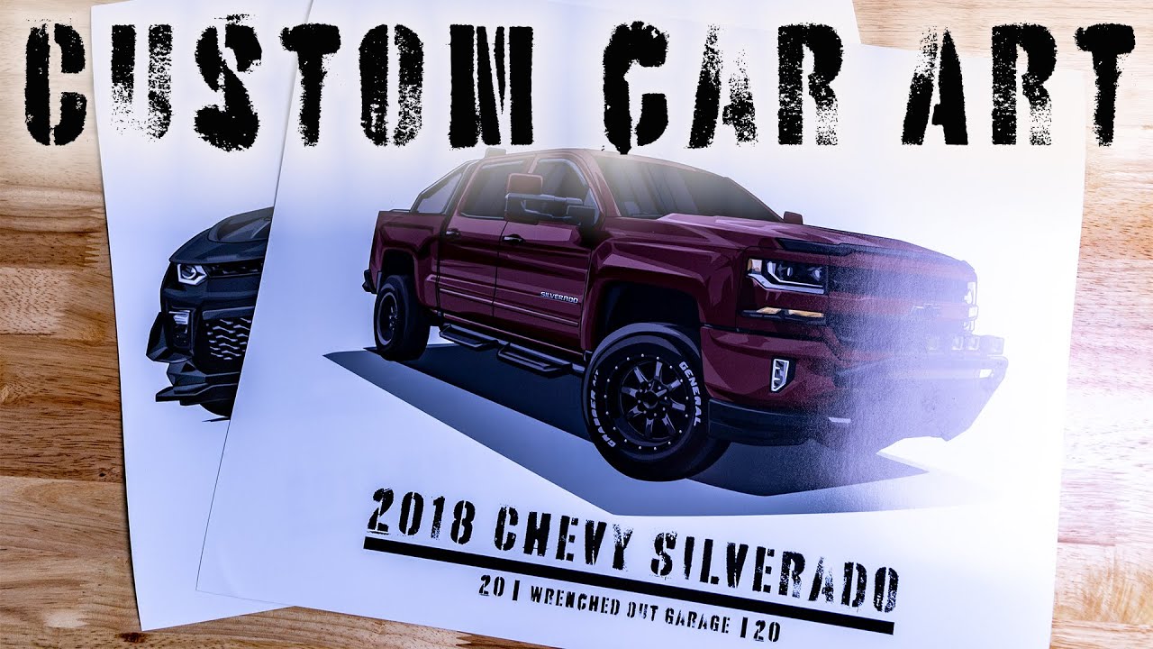 How to get  your car illustrated from a Pro