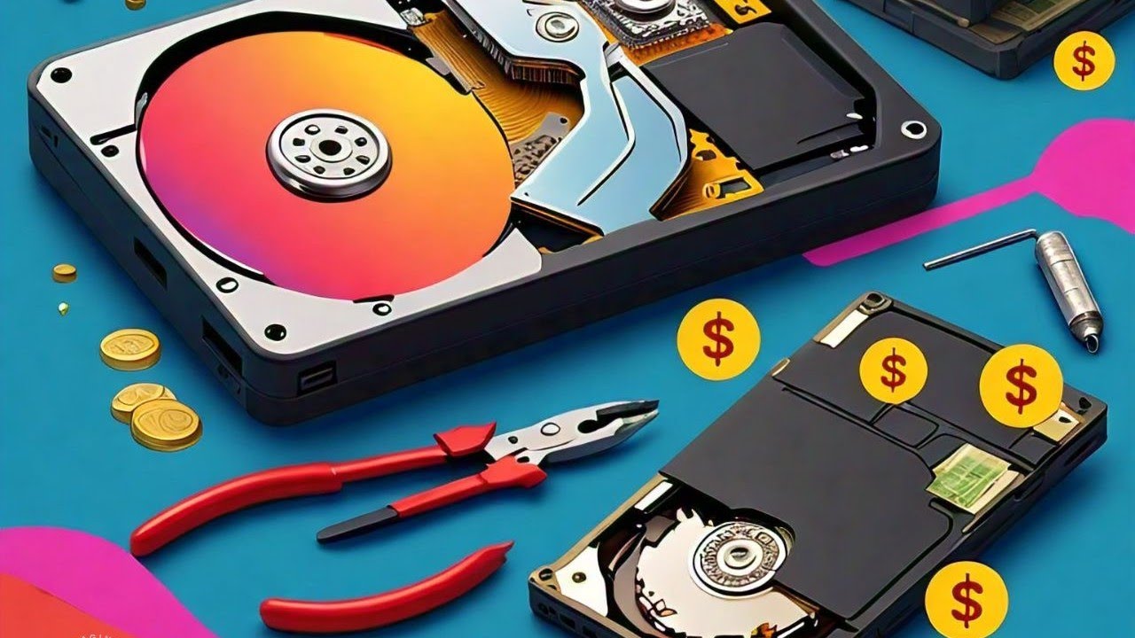 Gana dinero reciclando discos de computador viejos