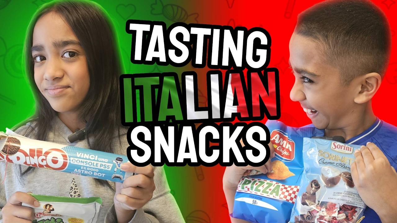Дегустация итальянских закусок 🇮🇹 | Брат и сестра пробуют их ВПЕРВЫЕ!