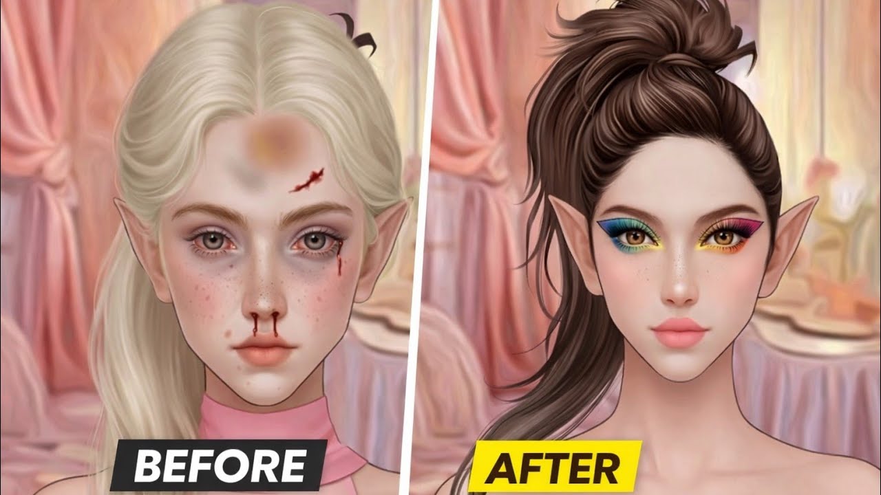 Beauty Care App Gameplay | Day 46 | Skincare & Makeover Start 💄✨
