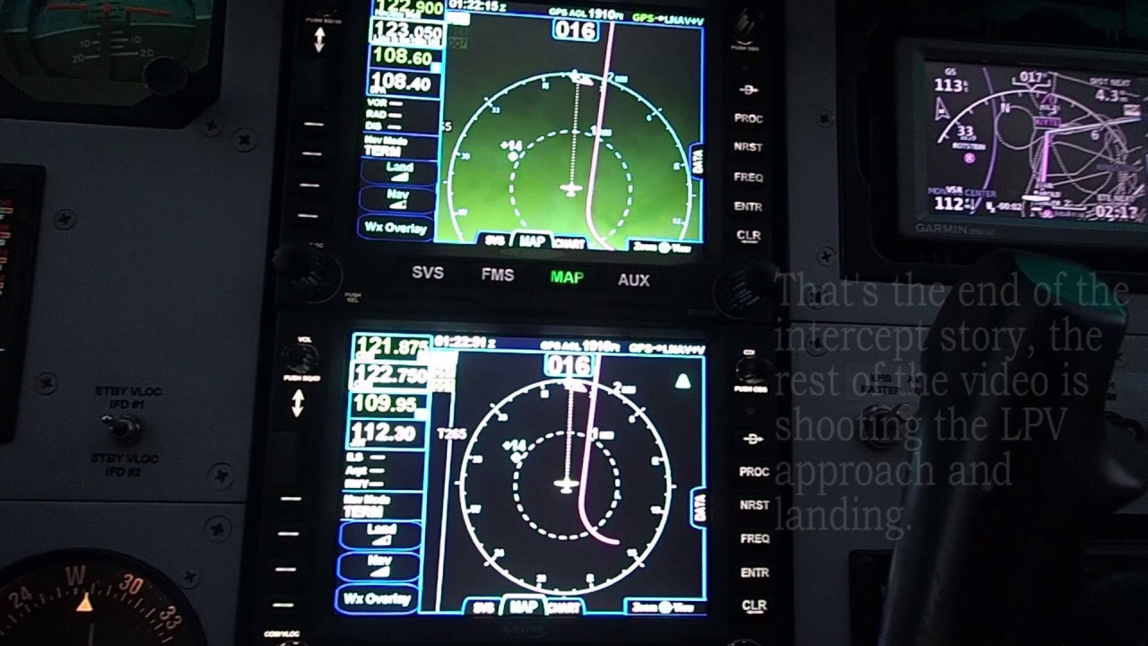 Avidyne IFD550 - intercept published route trick