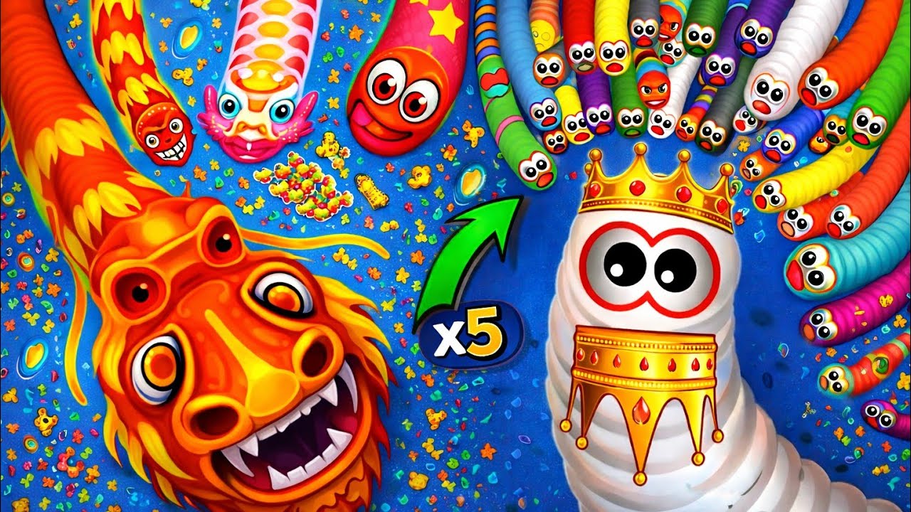 Worms Zone.io Big Score Gameplay 💥 Last Tak Zinda