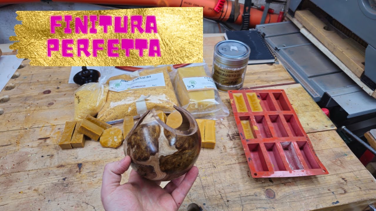 La regina della finiture! finitura a cera carnauba e api , come prepararla ed usarla