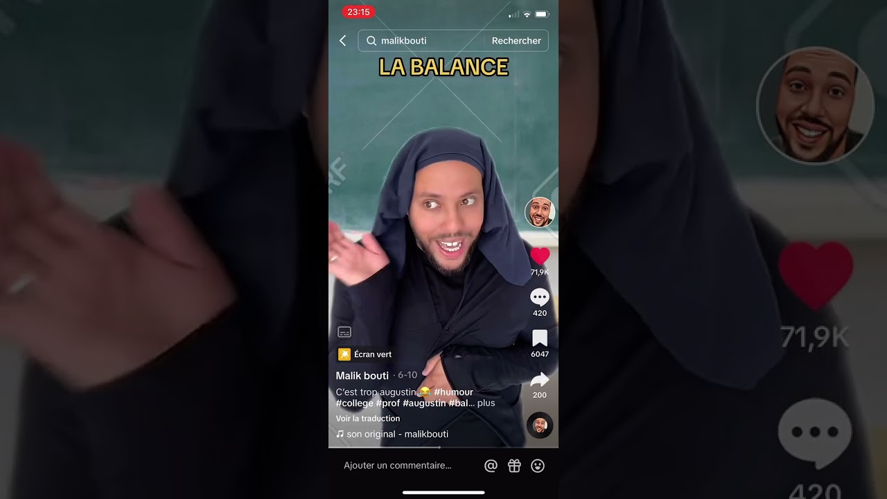 Tiktok vidéos malik bouti