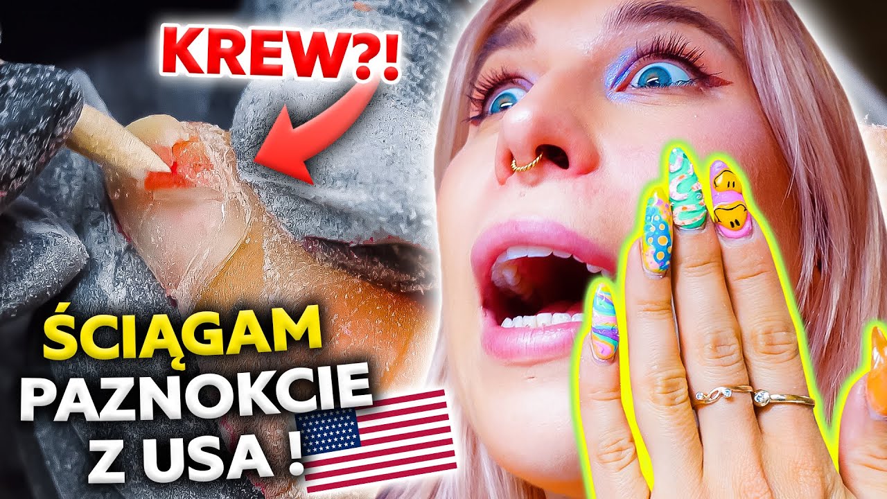 ♦ CO TU SIĘ STAŁO? 😱 ZDEJMUJĘ PAZNOKCIE 3D Z USA! ♦ Agnieszka Grzelak Beauty