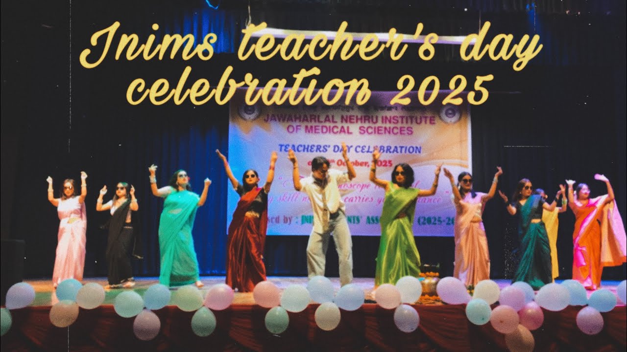 Teacher’s day celebration✨JNIMS 2025 | Imphal,Manipur| med college ||