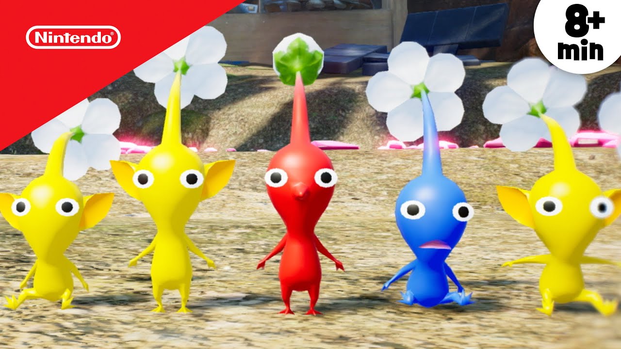 Meet the Pikmin Types 😲 (Red, Winged, Glow, Purple) Ep. 2 | @playnintendo