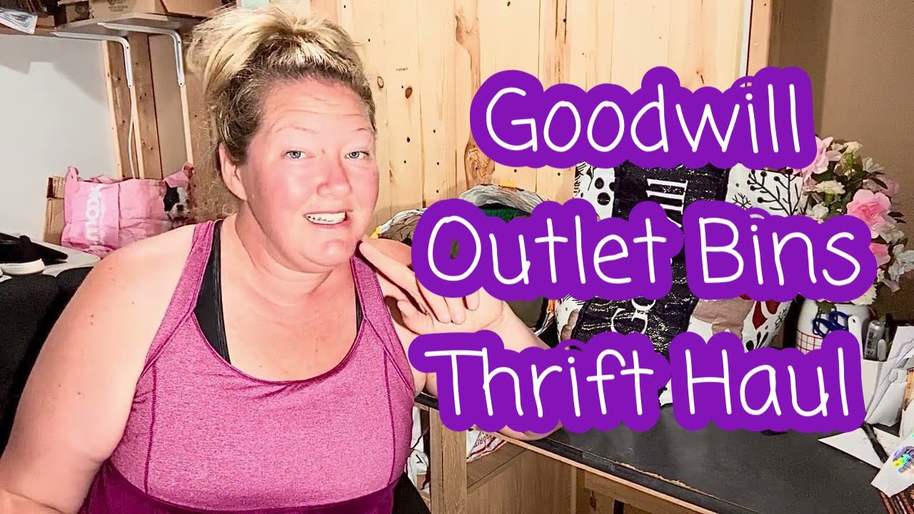 Goodwill Outlet Bins Haul to Resell on EBay and Poshmark - Did I find treasures?  #goodwill #bins