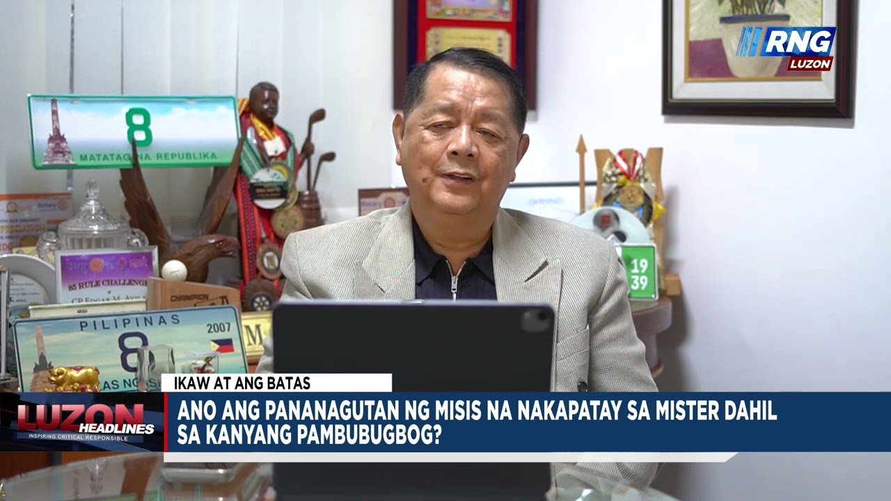 Ano ang pananagutan ng misis na nakapatay sa mister dahil sa kanyang pambubugbog?