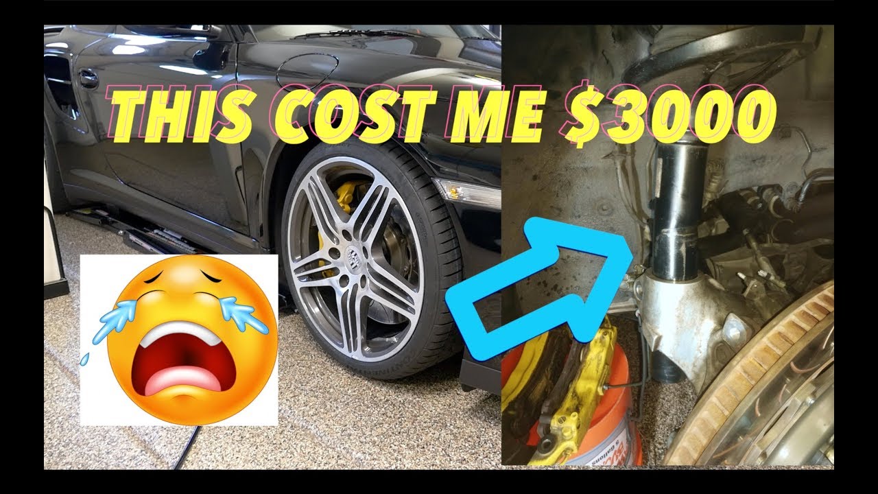 Bent my strut at the track - 997 turbo strut replacement