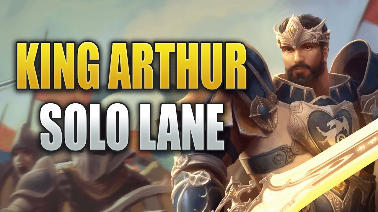 SMITE King Arthur: Соло-геймплей — Ультимативная способность без перезарядки!?