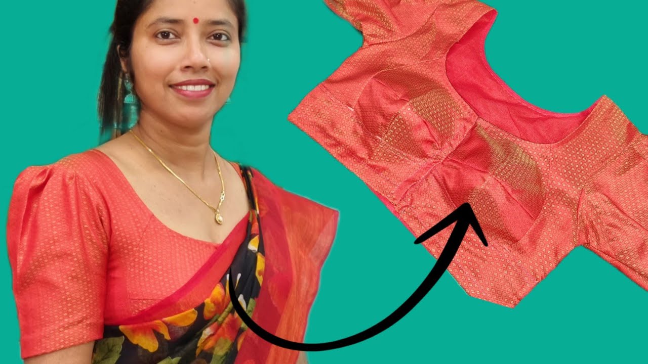 सिर्फ एक काम करो और ब्लाउज का एसा फिटिंग आप भी कर सकते हो 34size || डबल कटोरी ब्लाउज /Double katori