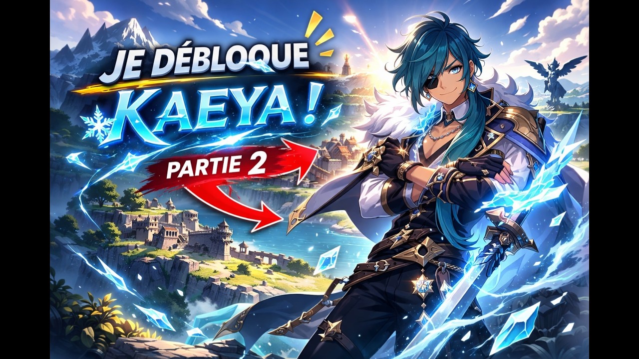 😱 JE DÉBLOQUE KAEYA !! ❄️ – Partie 2 | Genshin Impact | #GenshinImpact #Kaeya #Gaming #français