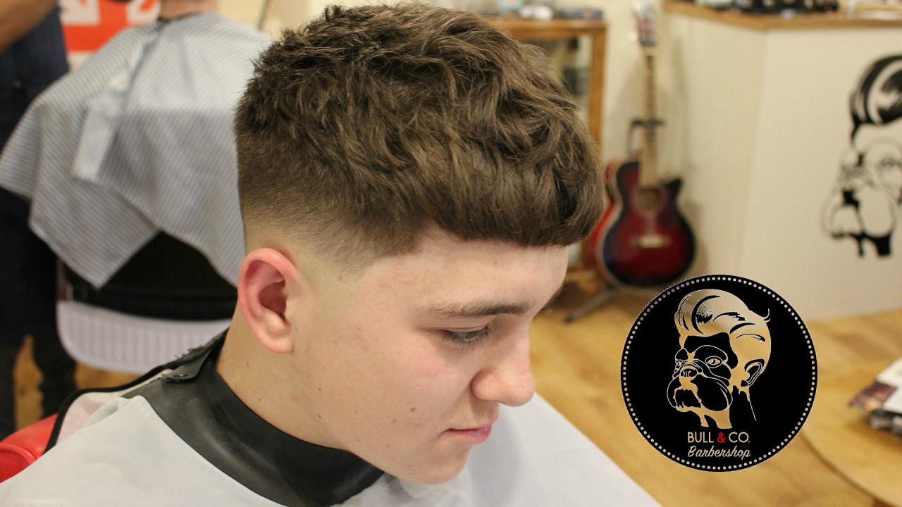Textured Crop w/ Bull & Co Barbershop