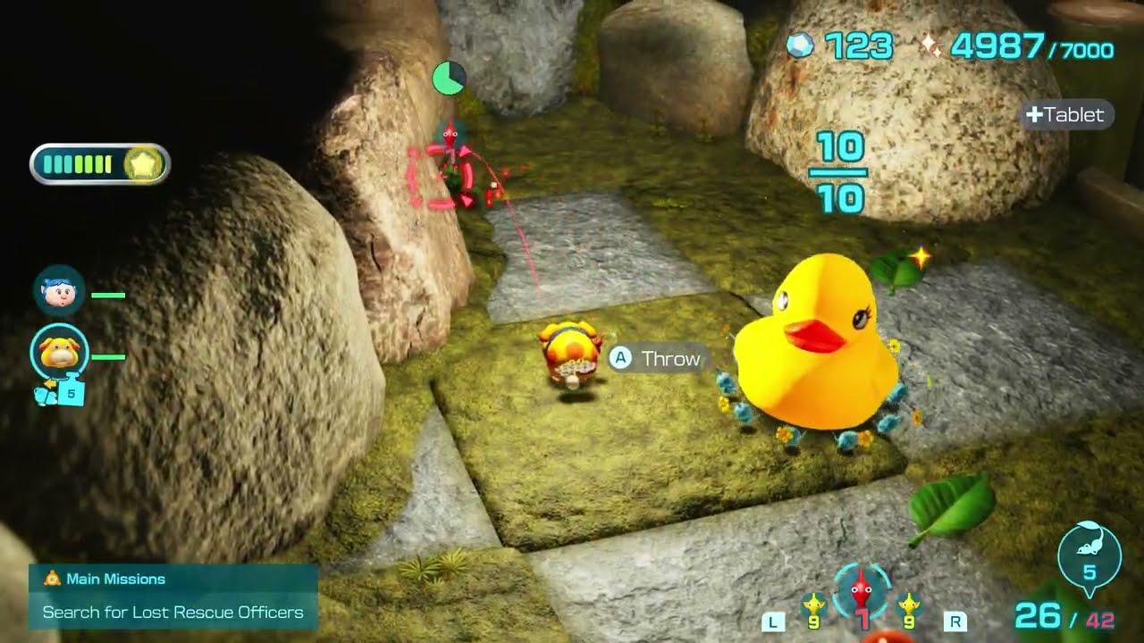 First boss fight - Pikmin 4