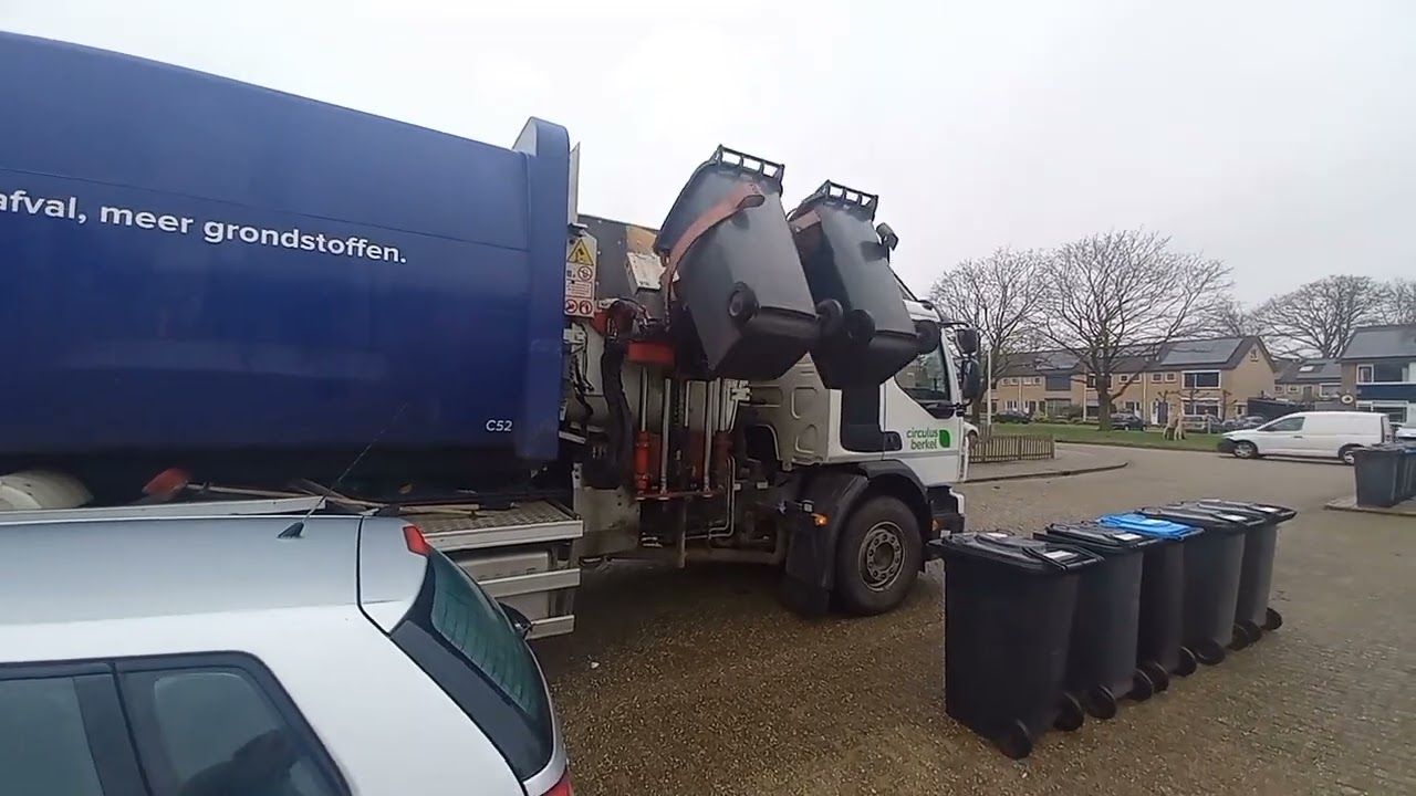 vuilniswagen  compilatie oud papier