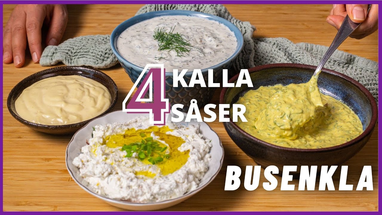 4 Kalla såser med Zeina Mourtada
