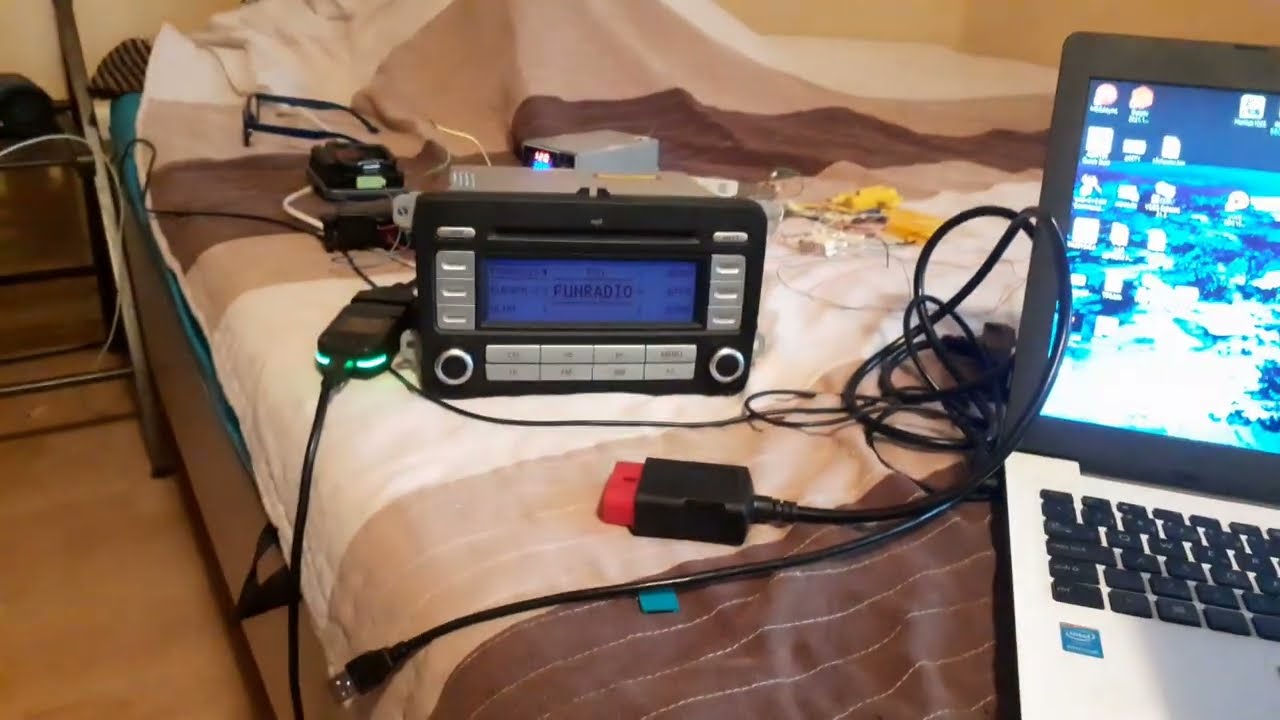 Ako pripojit radio k diagnostike VCDS aj k vcds
