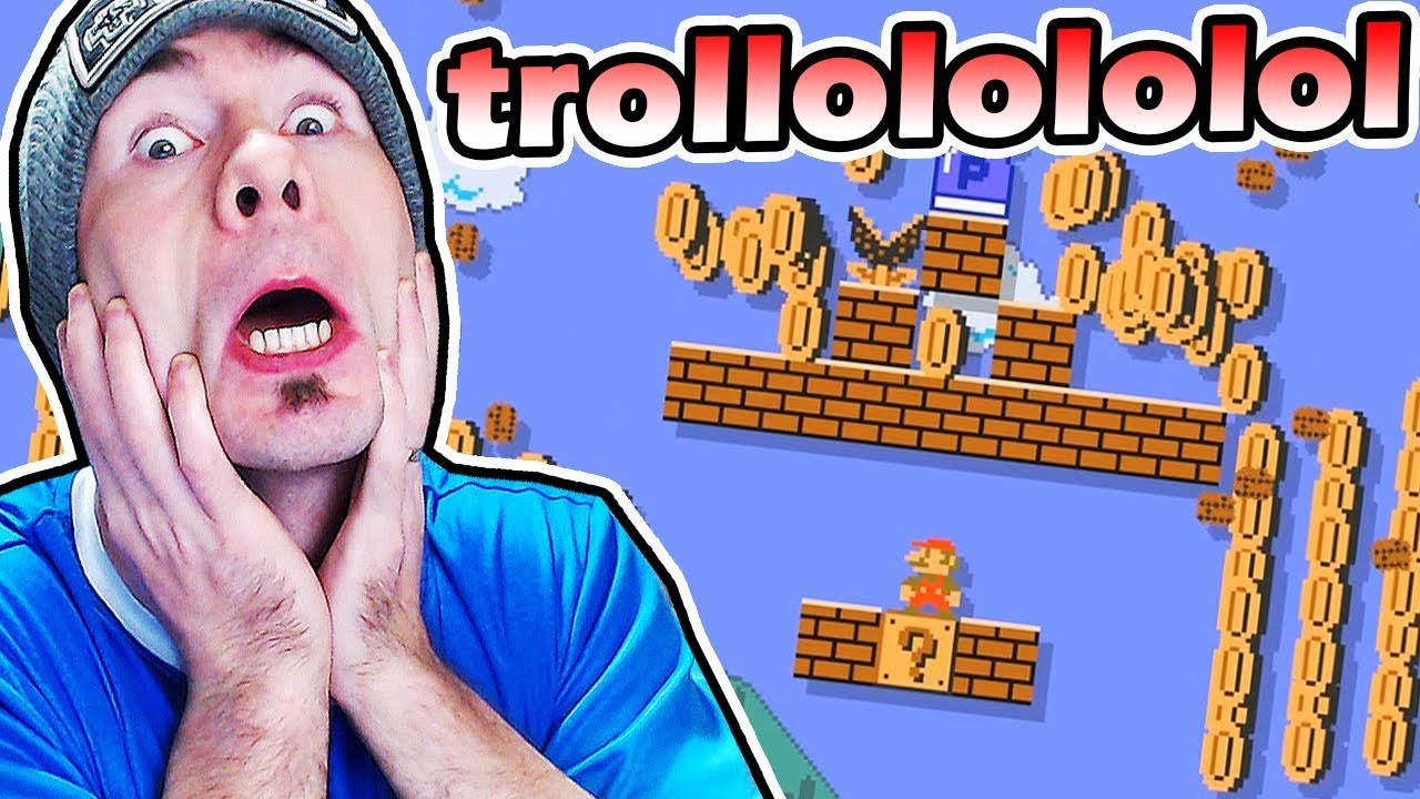 EVERY SINGLE TROLL GOT ME // Super Mario Maker [Oh, the Places You'll Troll!]